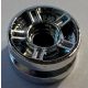 50944 Chrome Silver Wheel 11mm D. x 6mm with 5 Spokes  Custom chromed by BUBUL