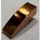 50950 | Chrome Copper Slope, Curved 3 x 1 No Studs | Custom Chromed by Bubul