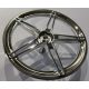 50965 Chrome Silver Wheel Cover 5 Spoke with Center Stud - 56mm D. - for Wheel 44772  Custom chromed by Bubul