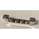 52501 Chrome Silver Slope, Inverted 45 6 x 1 Double with 1 x 4 Cutout Custom Chromed by BUBUL