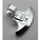 53454 Chrome Silver Minifigure, Weapon Axe Head with Clip Alternate Item No: 15549, 15550, 20731, 53705, 61851, 65042, 79805 Custom Chromed by BUBUL