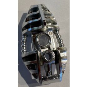   53566 Chrome Silver Bionicle Piraka Leg Upper Section Cover  Custom Chromed by BUBUL