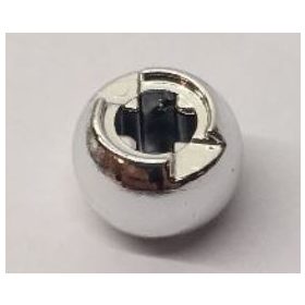   Chrome Silver Technic Ball Joint with Through Axle Hole  Part: 53585 Custom Chromed by BUBUL