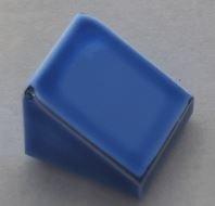 54200 | Chrome Blue Slope 30 1 x 1 x 2/3 | Custom Chromed by Bubul