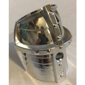   54936 Chrome Silver arge Figure Armor, Shoulder - Ridged (Knights Kingdom II) Custom Chromed By BUBUL