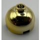 553 Chrome Gold Brick, Round 2 x 2 Dome Top - Undetermined Stud and Bottom Type   Original part: 553 or 30367  Custom chromed by Bubul