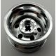 56145 | Chrome Silver Wheel 30.4mm D. x 20mm with No Pin Holes and Reinforced Rim | Custom Chromed by Bubul