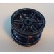 56145 | Chrome Titan Wheel 30.4mm D. x 20mm with No Pin Holes and Reinforced Rim | Custom Chromed by Bubul