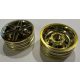 56904 Chrome Gold Wheel 30mm D. x 14mm (for Tire 43.2 x 14) or 98821 Custom Chromed by BUBUL