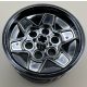 56908 Chrome Titan Wheel 43.2mm D. x 26mm Technic Racing Small, 6 Pin Holes similar than 41896  or 51488  Custom chromed by Bubul