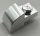 5841 | Slope, Curved 2 x 1 with Recessed Stud | Custom Chromed by Bubul