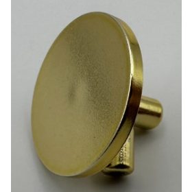   59231 Chrome Gold Minifigure, Shield Round Flat Custom Chromed by BUBUL