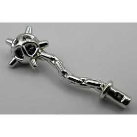   59232 Chrome Silver Minifig, Weapon Spiked Flail / Mace Custom Chromed by BUBUL