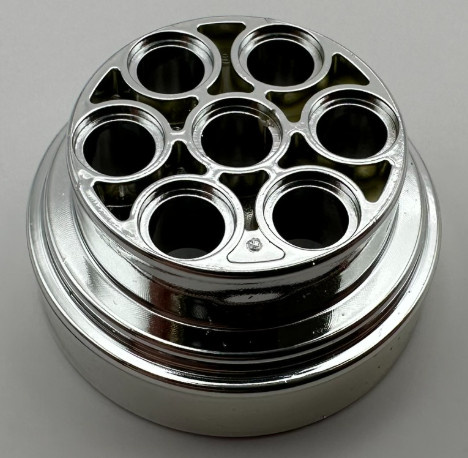 60208, 2695 | Chrome Silver Wheel 31mm D. x 15mm Technic | Custom Chromed by Bubul
