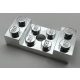 60212 | Vehicle, Mudguard 2 x 4 with Arch Studded with Hole | Custom Chromed by Bubul 