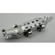 6026c01 | Chrome Silver Alligator / Crocodile with 8 Teeth | Custom Chromed by Bubul