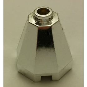   6039 Chrome Silver Cone 2 x 2 x 1 2/3 Octagonal number:6039  Custom Chromed by Bubul