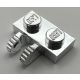 60471 | Hinge Plate 1 x 2 Locking with 2 Fingers on Side | Custom Chromed by Bubul