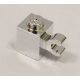Chrome Silver Brick, Modified 1 x 1 with Clip Horizontal  60476 Custom Chromed by BUBUL