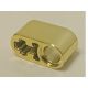 60483 Chrome Gold Technic, Liftarm 1 x 2 Thick with Pin Hole and Axle Hole  Custom Chromed by BUBUL
