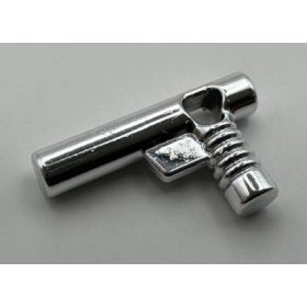   60849 Chrome Silver Minifig, Utensil Hose Nozzle Elaborate  or 58367  Custom Chromed by BUBUL