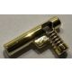 60849 Chrome Gold Minifig, Utensil Hose Nozzle Elaborate  or 58367  Custom Chromed by BUBUL