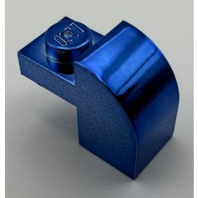   6091 | Chrome BLUE Brick, Modified 1 x 2 x 1 1/3 with Curved Top | Custom Chromed by Bubul