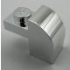 6091 | Chrome Silver Brick, Modified 1 x 2 x 1 1/3 with Curved Top | Custom Chromed by Bubul