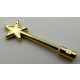 6124 | Chrome Gold Minifig, Utensil Magic Wand | Custom Chromed by BUBUL
