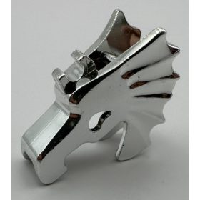   6125 | Chrome Silver Horse Battle Helmet | Custom Chromed by Bubul