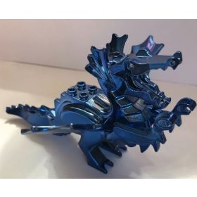  6129, 6129c02 | Chrome BLUE Dragon, Classic | Custom Chromed by BUBUL