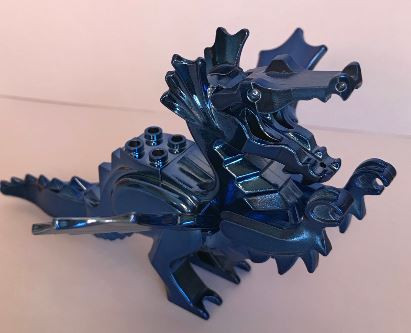 6129, 6129c02 | Chrome BLUE Dragon, Classic | Custom Chromed by BUBUL