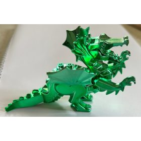   6129, 6129c02 | Chrome GREEN Dragon, Classic | Custom Chromed by BUBUL
