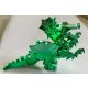 6129, 6129c02 | Chrome GREEN Dragon, Classic | Custom Chromed by BUBUL