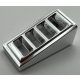 61409 Chrome Silver Slope 18 2 x 1 x 2/3 with 4 Slots  61409 Custom chromed by Bubul