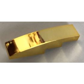   61678 Chrome GOLD Slope, Curved 4 x 1 No Studs   Part:61678 or 11153 Custom chromed by BUBUL