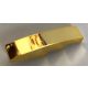 61678 Chrome GOLD Slope, Curved 4 x 1 No Studs   Part:61678 or 11153 Custom chromed by BUBUL