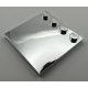 6179 | Chrome Silver Tile, Modified 4 x 4 with Studs on Edge | Custom Chromed by BUBUL