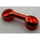 6190 | Chrome Red Bar 1 x 3 (Radio Handle, Phone Handset) | Custom Chromed by Bubul