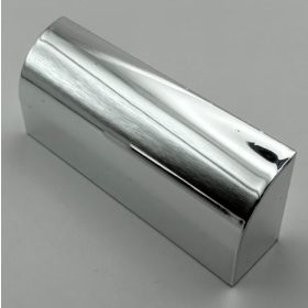   6191, 10314 | Chrome Silver Brick, Modified 1 x 4 x 1 1/3 No Studs, Curved Top | Custom Chromed by BUBUL