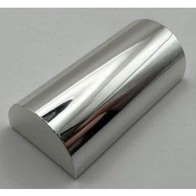   6192, 30337 | Chrome Silver Brick, Modified 2 x 4 No Studs, Curved Top | Custom Chromed by BUBUL
