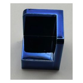   6231 | Chrome Blue Panel 1 x 1 x 1 Corner | Custom Chromed by BUBUL