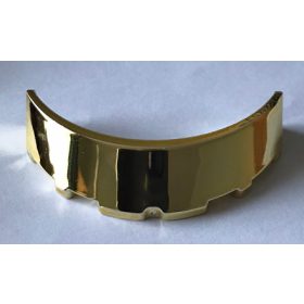   62360 Chrome Gold Windscreen 3 x 6 x 1 Curved or 35299 35298  Custom chromed by Bubul