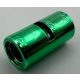 62462 | Chrome GREEN Technic, Pin Connector Round 2L with Slot (Pin Joiner Round) 29219 | Custom Chromed by Bubul