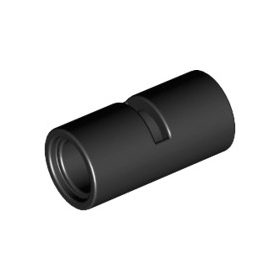   62462 | NEW LEGO Technic, Pin Connector Round 2L with Slot Black