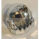 62697 Chrome Silver Minifigure, Headgear Helmet Chin Guard Oversized Jagged Custom Chromed by BUBUL