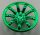 62701 Chrome Green Wheel Cover 9 Spoke - 24mm D. - for Wheel 55982   part: 62701  Custom chromed by Bubul