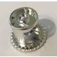 62821 Chrome Silver Technic, Gear Differential with Inner Tabs and Closed Center, 28 Bevel Teeth  Part: 62821b Custom Chromed by BUBUL