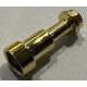 64644 Chrome Gold Minifigure, Utensil Telescope  Custom Chromed by BUBUL