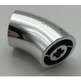   65473 Chrome Silver Brick, Round 2 x 2 d. 45 Degree Elbow Custom Chromed by BUBUL